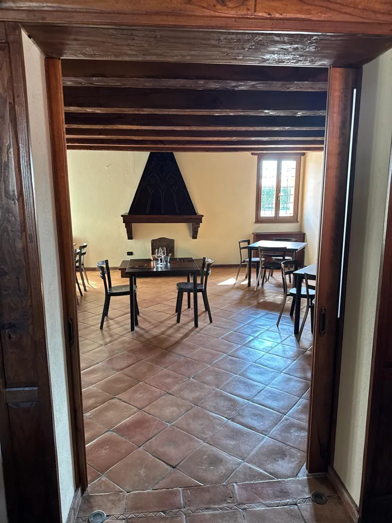 La sala del camino, cornice delle occasioni importanti